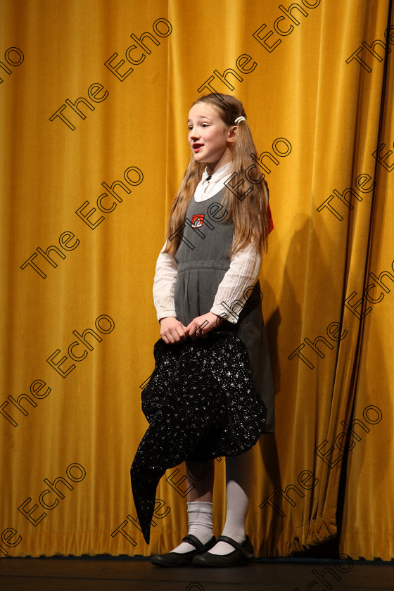 Feis14032018Wed25 
 25~26
Molly McDaid performing The Worst Witch.
 Speech and Drama Class: 328: The Fr. Nessan Shaw Memorial Perpetual Cup Dramatic Solo 10 Years and Under Section1Feis Maiti 92nd Festival held in Fr. Mathew Hall. EEjob 14/03/2018 Picture: Gerard Bonus.