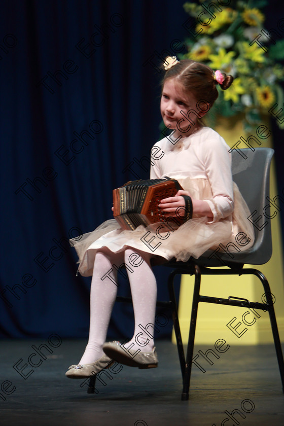 Feis05042019Fri08 
 8
7 year old Neasa Randles from Waterfall giving a Commended performance.

Class: 562: Consartn 12 Bliana DAois N Faoina.

Feis Maiti 93rd Festival held in Fr. Mathew Hall. EEjob 05/04/2019. Picture: Gerard Bonus