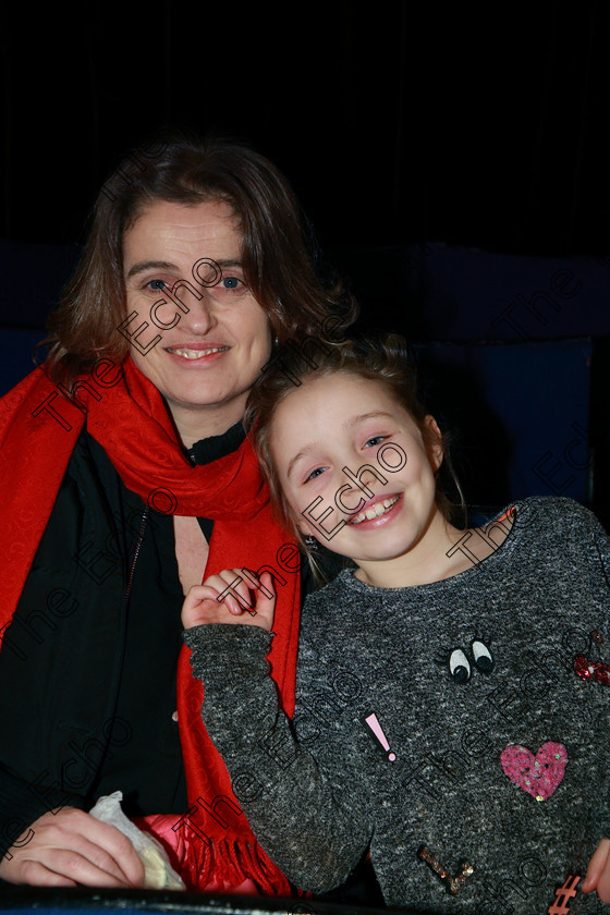 Feis07022018Wed07 
 7
Performer Claudia Duffy with her mother Gertie Walsh from Dingle.
 Instrumental Music Class: 167: Piano Solo8 Years and Under Feis Maiti 92nd Festival held in Fr. Mathew Hall. EEjob 05/02/2018 Picture: Gerard Bonus.