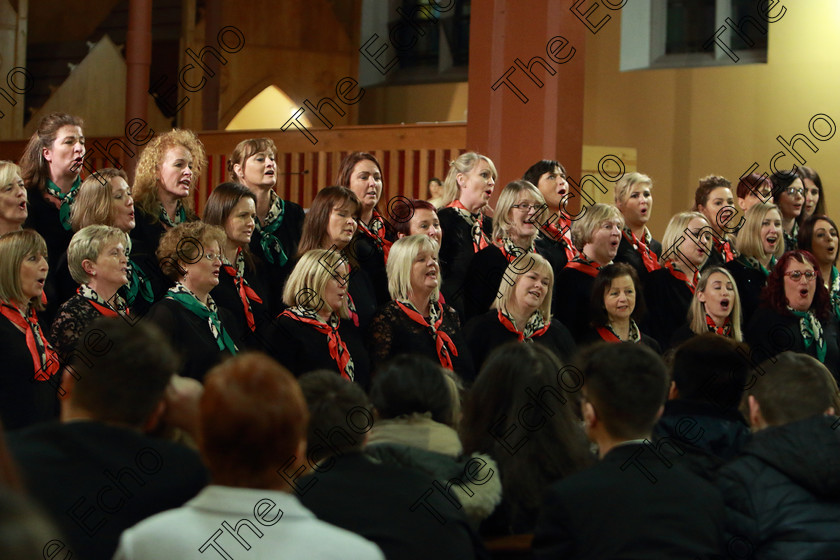 Feis0302109Sun80 
 78~83
The Sonatinas singing Eternity.

Class: 78: The Lynch Memorial Perpetual Cup Adult Vocal Choirs Two Contrasting Songs.

Feis Maiti 93rd Festival held in Fr. Matthew Hall. EEjob 03/02/2019. Picture: Gerard Bonus.