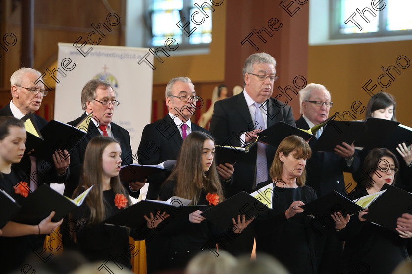 Feis04022018Sun47 
 46~ 48
Castlemartyr Choir conducted by Toms  Tuama 
 Holy Trinity Capuchin Church Adult Choirs Class: 76: The Wm. Egan Perpetual Cup Adult Sacred Choral Group or Choir Feis Maiti 92nd Festival held in Fr. Matthew Hall. EEjob 02/02/2018 Picture: Gerard Bonus.