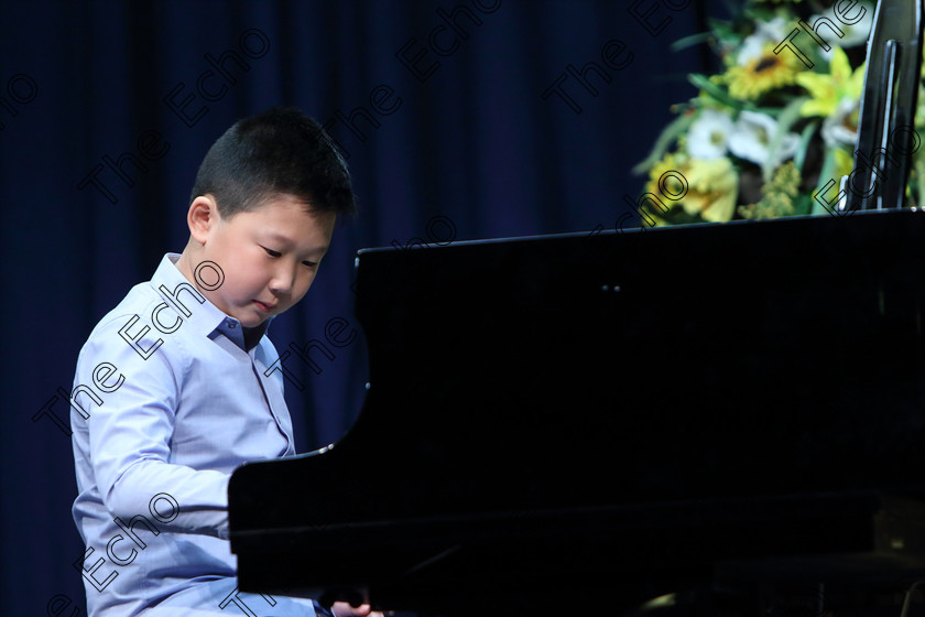 Feis01022019Fri01 
 1
George Xi Lin giving a winning performance.

Class: 166: Piano Solo: 10Yearsand Under (a) Kabalevsky  Toccatina, (No.12 from 30 Childrens Pieces Op.27). (b) Contrasting piece of own choice not to exceed 3 minutes.
 Feis Maiti 93rd Festival held in Fr. Matthew Hall. EEjob 01/02/2019. Picture: Gerard Bonus