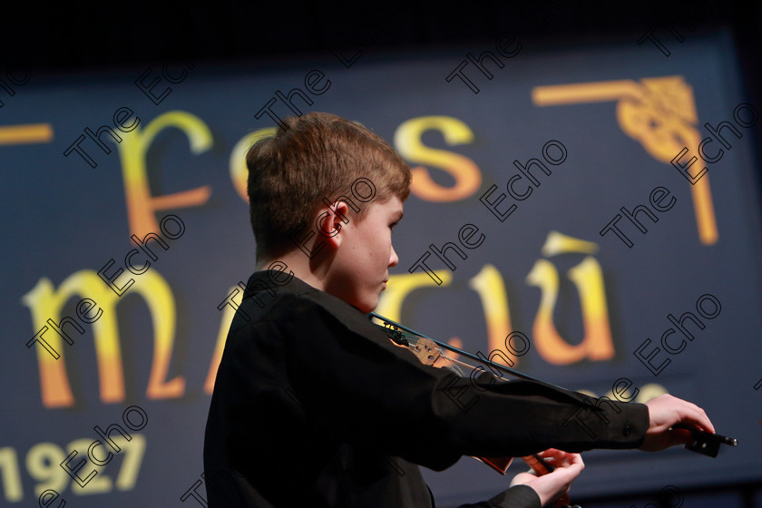 Feis0602109Wed03 
 3~4
Calum Byers from Glanmire performing.

Class: 258: Viola Solo 14Yearsand Under (a) Bridge  Spring Song from, 10 Pieces for Viola & Piano Vol.2 (Thames). (b) Contrasting piece not to exceed 4 minutes.

Feis Maiti 93rd Festival held in Fr. Matthew Hall. EEjob 06/02/2019. Picture: Gerard Bonus