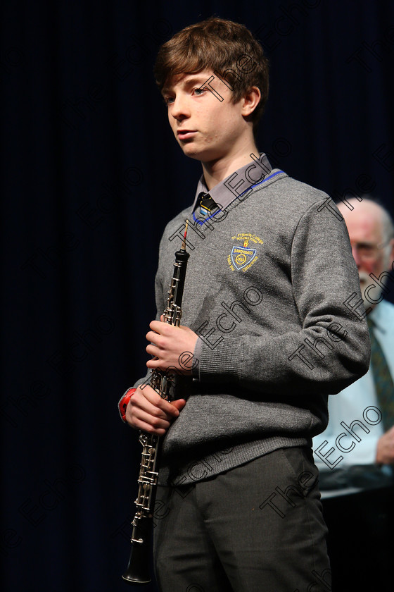 Feis09022018Fri30 
 30
Cathal ORegan introducing his recital. 
 Instrumental Music Class: 212: Woodwind Solo16 Years and Under Feis Maiti 92nd Festival held in Fr. Mathew Hall. EEjob 09/02/2018 Picture: Gerard Bonus.