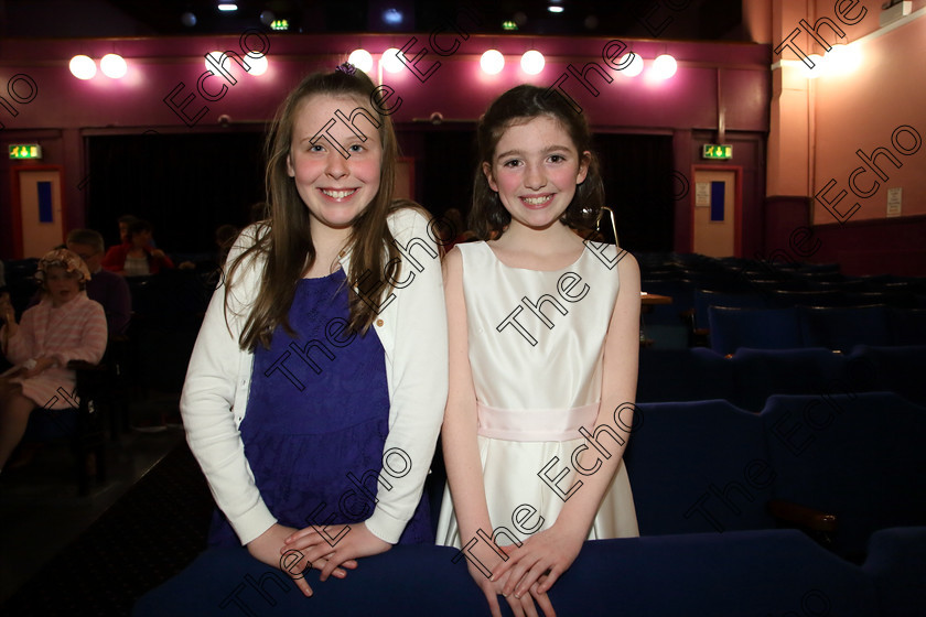 Feis26032019Tue33 
 33
Ava ODriscoll and Mairead Stapleton from Ovens.

Class: 312: Dramatic Duo 10 Years and Under Section 1, A Duo Scene not exceeding 5minutes.

Feis Maiti 93rd Festival held in Fr. Mathew Hall. EEjob 26/03/2019. Picture: Gerard Bonus