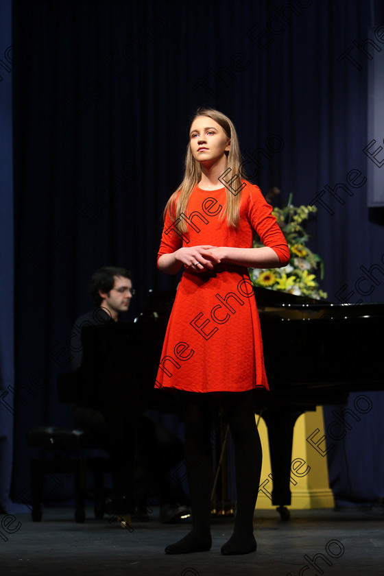 Feis04032018Sun05 
 5~6
Cecilia Roche from Kilkenny performing with Accompanist Tom Doyle.

Singing and School Choirs Class: 9: The Thomas Moore Perpetual Cup Moores Melodies Two songs from the Melodies of Thomas Moore Feis Maiti 92nd Festival held in Fr. Mathew Hall. EEjob 04/03/2018 Picture: Gerard Bonus