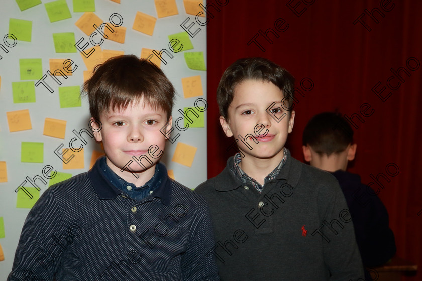 Feis05022019Tue04 
 4
Performers Ultan and Killian McCarthy from Blackrock.

Class: 187: Piano Solo 9 Years and Under Confined Two contrasting pieces not exceeding 2 minutes.

Feis Maiti 93rd Festival held in Fr. Matthew Hall. EEjob 05/02/2019. Picture: Gerard Bonus