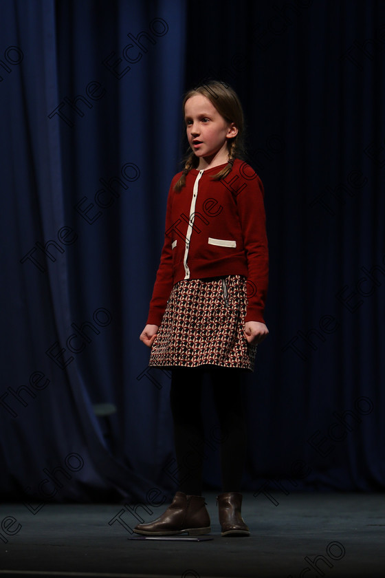 Feis22022018Thu21 
 21
Ella Harty performing.

Speech and Drama Classes: 363: Solo Verse Speaking Girls 12 Years and Under Section 1
Feis Maiti 92nd Festival held in Fr. Mathew Hall. EEjob 22/02/2018 Picture: Gerard Bonus.