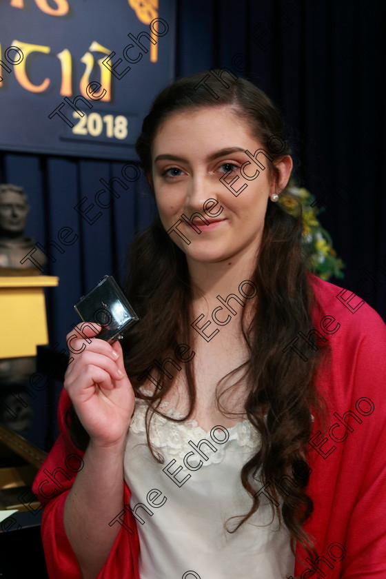 Feis07032018Wed41 
 41
Bronze Medallist Lainie McKenna for her Performance of I Could Have Danced All Night from My Fair Lady.
 Singing and School Choirs Class: 112: The C.A.D.A. Perpetual Trophy Solo Action Song 14 Years and Under Section 1 Feis Maiti 92nd Festival held in Fr. Mathew Hall. EEjob 06/03/2018 Picture: Gerard Bonus.