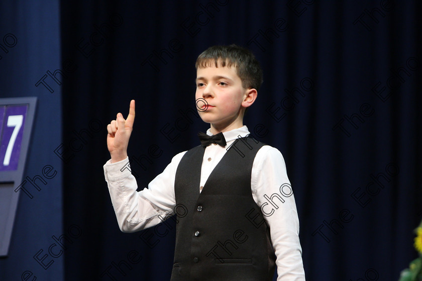 Feis19022018Mon12 
 12
Killian Lucey performing The Wild Animal Song Contest.
 Speech and Drama Class: 327: The Hartland Memorial Perpetual Trophy Dramatic Solo 12YearsandUnder Section 1 Feis Maiti 92nd Festival held in Fr. Mathew Hall. EEjob 19/02/2018 Picture: Gerard Bonus.