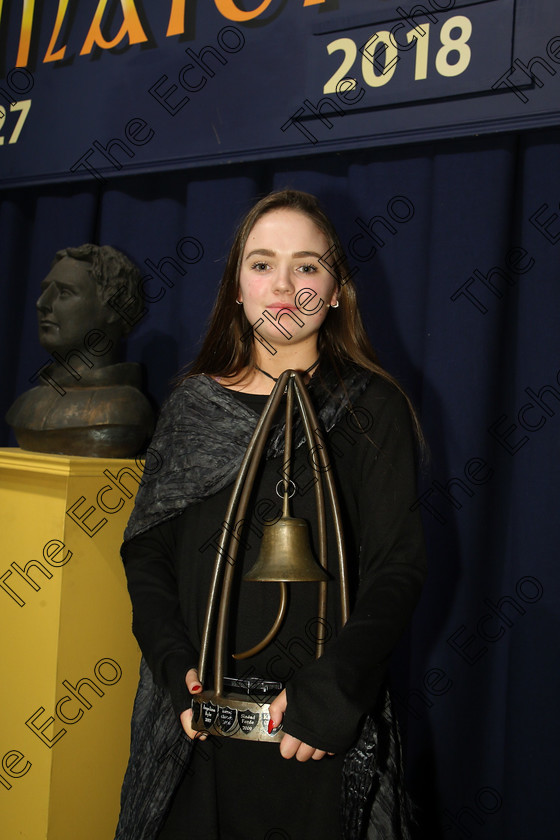 Feis16032018Fri59 
 59
Pattie Maguire from Rathpeacon winner of the The Fiona Shaw Shakespeare Perpetual Trophy performance of Lady Constance from King John.
 Feis Maiti 92nd Festival held in Fr. Mathew Hall. EEjob 16/03/2018 Picture: Gerard Bonus.