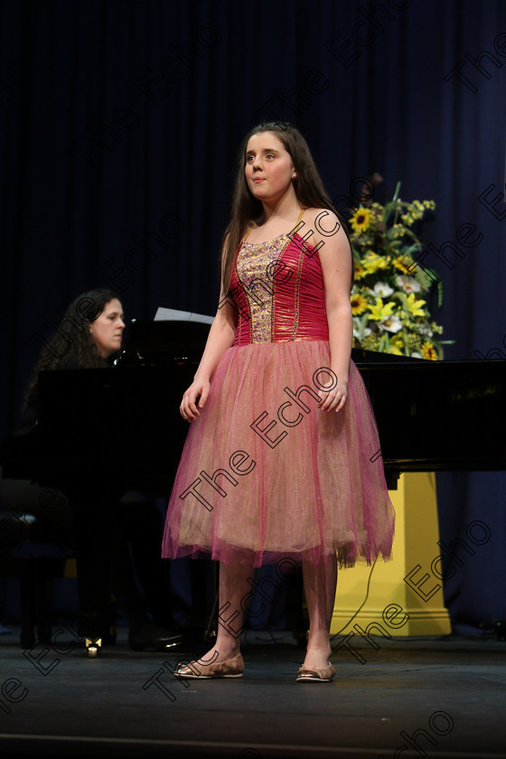 Feis08032018Thu08 
 8
Aileen Lehane performing When You Wish Upon A Star.
 Singing and School Choirs Class: 112: The C.A.D.A. Perpetual Trophy Solo Action Song 14 Years and Under Section 2 Feis Maiti 92nd Festival held in Fr. Mathew Hall. EEjob 06/03/2018 Picture: Gerard Bonus.