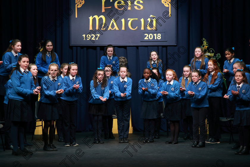 Feis21022018Wed27(1) 
 26~31
Marys Cobh 6th Class performing Transylvania Dreaming.
 Speech and Drama Classes: 485: Action Verse The OBrien Perpetual Cup5th Class and Class: 484: The Sri Lanka Festival Perpetual Trophy 6th Class, Feis Maiti 92nd Festival held in Fr. Mathew Hall. EEjob 21/02/2018 Picture: Gerard Bonus.