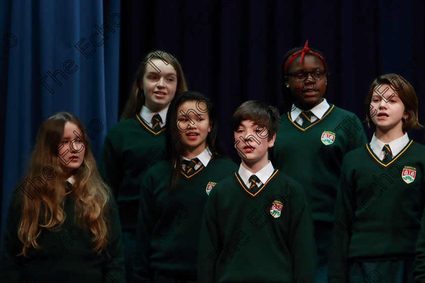 Feis12042018Thu48 
 46~48
Ashton School Choir singing All Things Bright and Beautiful.
 Singing Class: 83: The Loreto Perpetual Cup Secondary School Unison Choirs Feis Maiti 92nd Festival held in Fr. Mathew Hall. EEjob 12/04/2018 Picture: Gerard Bonus