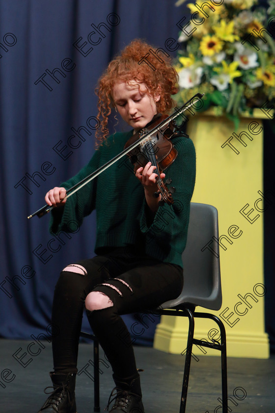 Feis04042019Thu06 
 6
Lily Munday from Clonakilty giving a 3rd place performance.

Ceol agus Amhrnaocht Traidisinta

Feis Maiti 93rd Festival held in Fr. Mathew Hall. EEjob 04/04/2019. Picture: Gerard Bonus