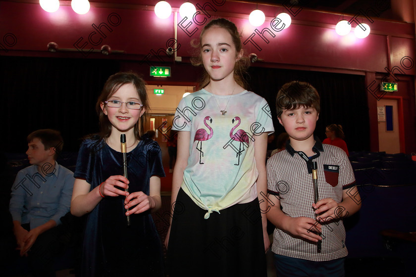 Feis05042019Fri48 
 48
Ava Thornton from Millstreet with Muireann and Oisn OConnor from Cullen.

Class: 567: Feadg Stain 12 Bliana DAois N Faoina Dh phort eagsla.

Feis Maiti 93rd Festival held in Fr. Mathew Hall. EEjob 05/04/2019. Picture: Gerard Bonus