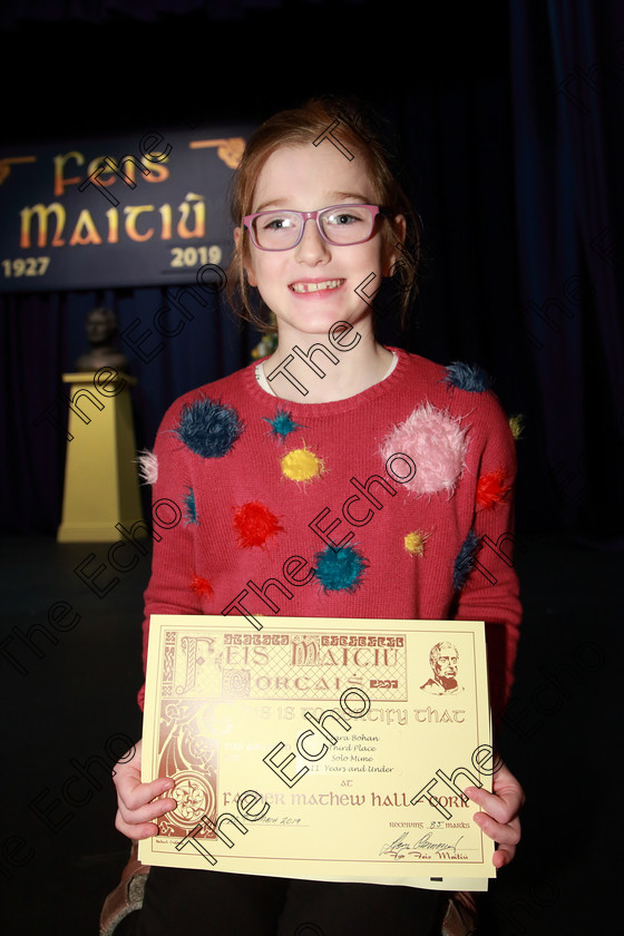 Feis20032019Wed02 
 2
3rd place went to Ciara Bohan from Bishopstown.

Feis Maiti 93rd Festival held in Fr. Mathew Hall. EEjob 20/03/2019. Picture: Gerard Bonus.

Class: 453: The Jacqueline OHalloran Perpetual Trophy 11 Years and Under(a) Locked (c) Sports Day (b) The Dare (d) Nightmare