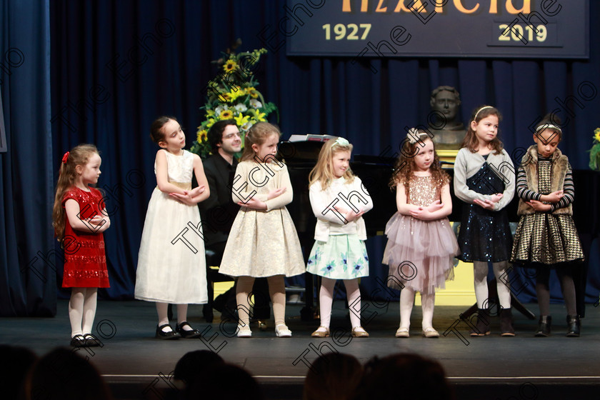 Feis26022019Tue11 
 11~12
All Singers on Stage singing together.

Class: 56: 7 Years and Under arr. Herbert Hughes Little Boats (Boosey and Hawkes 20th Century Collection).

Feis Maiti 93rd Festival held in Fr. Mathew Hall. EEjob 26/02/2019. Picture: Gerard Bonus