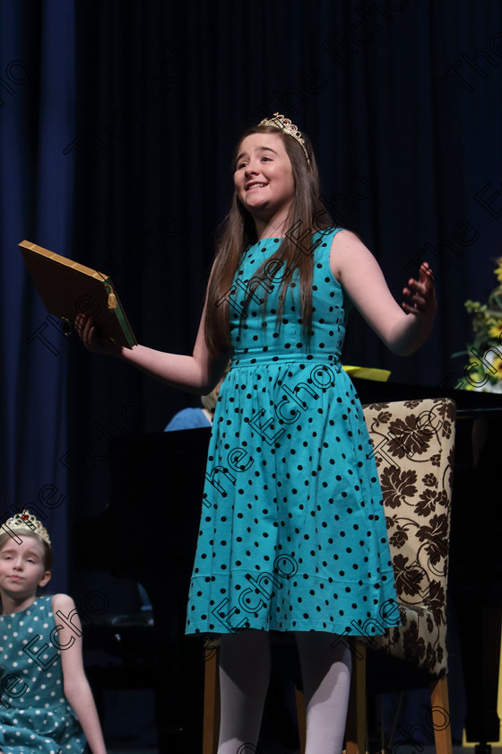 Feis27032018Tue69 
 65~69
A fabulous 90 marks for the family of Faye, Sophia and Charlotte Herlihy from Ballinhassig performed in the Family Class A programme of own choice not to exceed 10 minutes they called it Sisterhood every adjudicator at this years Feis awarded the top mark of 90 points to one or two acts, many adjudicators dont give the highest score in years of adjudicating, reflecting the very high standard going through the doors of Fr. Mathew Hall. 
 Feis Maiti 92nd Festival held in Fr. Mathew Hall. EEjob 28/03/2018 Picture: Gerard Bonus