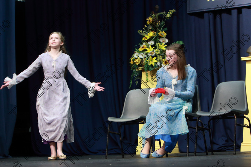 Feis22032019Fri25 
 24 ~ 25
A Silver Medal performance of The Princess and the Players by Sophia Herlihy from Ballinhassig and Saoirse McHugh from Bishopstown

Class: 311: Dramatic Duo12 Years and Under Section 2 A Dramatic Scene not exceeding 8minutes.

Feis Maiti 93rd Festival held in Fr. Mathew Hall. EEjob 22/03/2019. Picture: Gerard Bonus.