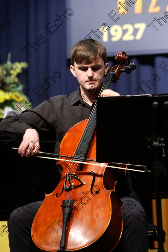 Feis05022018Mon21 
 21
Robert Murphy from Kilkenny giving a 3rd place performance.
 Instrumental Music Class: 246: Violoncello Concerto One Movement from a Concerto; Feis Maiti 92nd Festival held in Fr. Matthew Hall. EEjob 05/02/2018 Picture: Gerard Bonus.