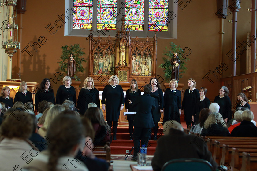 Feis0302109Sun16 
 16~18
Cor Lae Nua singing Ava Maria conducted by Nicholas McMurray.

Class: 76: The Wm. Egan Perpetual Cup Adult Sacred Choral Group or Choir Two settings of Sacred Words.

Feis Maiti 93rd Festival held in Fr. Matthew Hall. EEjob 03/02/2019. Picture: Gerard Bonus.