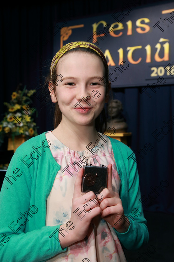 Feis06032018Tue28 
 28
Bronze Medallist Sarah Hadden from Mallow for her performance of Honey, Honey from Abba The Movie.
 Singing and School Choirs Class: 113: The Edna McBirney Memorial Perpetual Award Solo Action Song 12 Years and Under Section 2 Feis Maiti 92nd Festival held in Fr. Mathew Hall. EEjob 06/03/2018 Picture: Gerard Bonus.