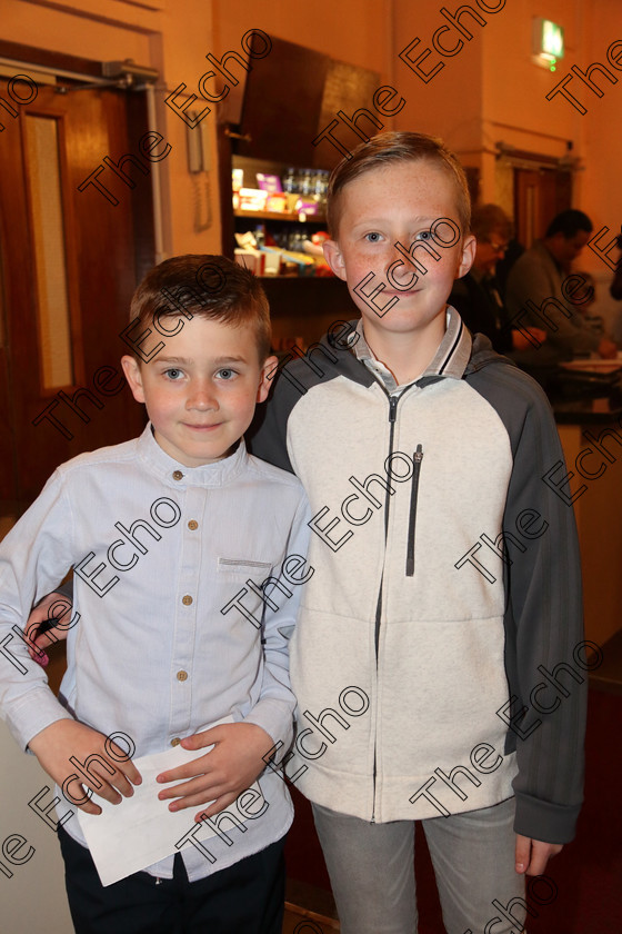 Feis02042019Tue22 
 22
Performer Kyle Hurley from Glanmire. With his brother Jake.

Rionn: 517: Corn Helen Bharslabhairt 7BlianaDAois N Faoina Roinn 1
Rogha:Luch Chliste. N:Cois Tr.

Feis Maiti 93rd Festival held in Fr. Mathew Hall. EEjob 02/04/2019. Picture: Gerard Bonus