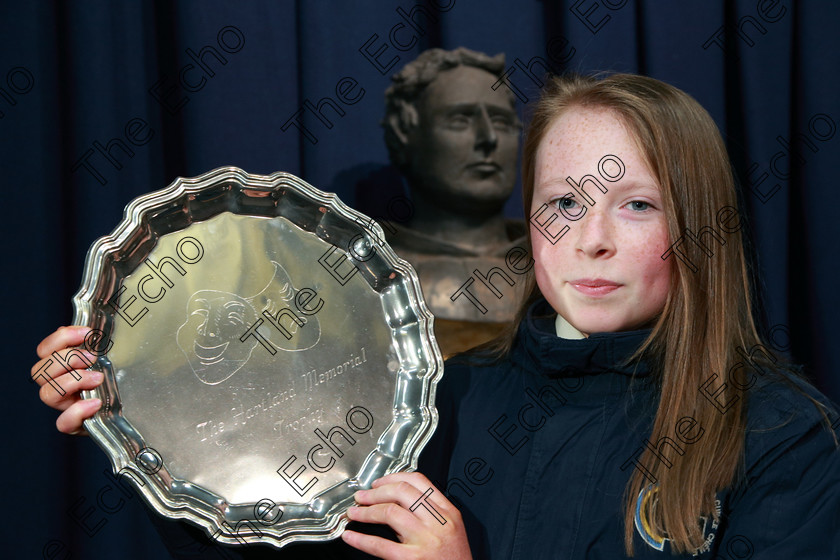 Feis21022018Wed61 
 61
Overall section winner Sophia Nolan from Glanmire for performance of Beauty and the Beast the scene was Beauty in the Cave with the Beast.
 Speech and Drama Class: 327: The Hartland Memorial Perpetual Trophy Dramatic Solo12 years and under section 3 Feis Maiti 92nd Festival held in Fr. Mathew Hall, EEjob 21/02/2018 Picture: Gerard Bonus.