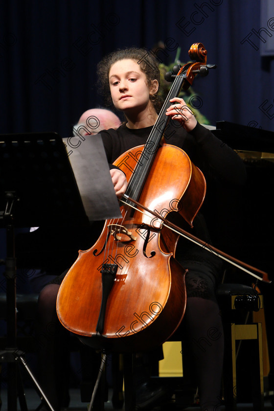 Feis08022018Tur05 
 5
Laura ODriscoll performing.
 Instrumental Music Class: Piano: 248: Violoncello Solo 17 Years and Under Feis Maiti 92nd Festival held in Fr. Mathew Hall. EEjob 08/02/2018 Picture: Gerard Bonus.