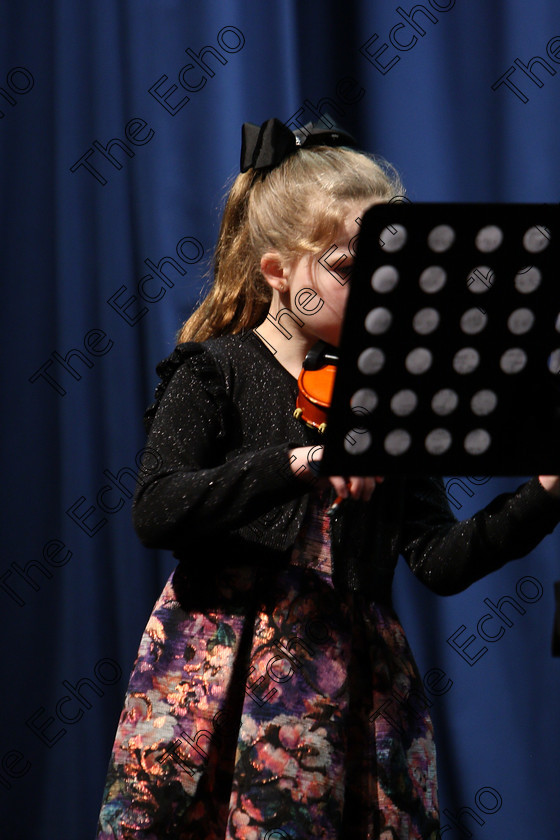 Feis29012018Mon38 
 38
Grace Kearney performing.
 EEjob 29/01/2018 
Feis Maiti 92nd Festival held in Fr. Matthew Hall 
Picture: Gerard Bonus

Instrumental Music 
Class: 242: Violin Solo 8 years and under.