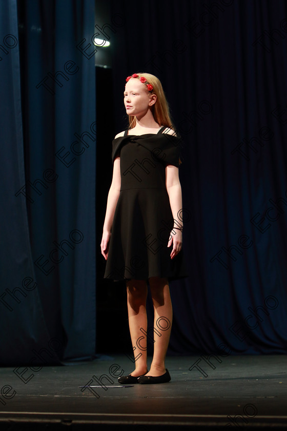 Feis19032019Tue13 
 13
Tara Daly from Glanmire giving a 3rd place performance.

Class: 364: Solo Verse Speaking Girls 11 Years and Under Section 2 Either: Cat Mary Britton Miller or: The Dark James Carter.

Feis Maiti 93rd Festival held in Fr. Mathew Hall. EEjob 19/03/2019. Picture: Gerard Bonus.