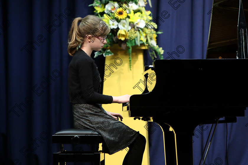 Feis29012018Mon04 
 4
Meadhbh N Chathasigh giving a Commended performance.
 EEjob 29/01/2018 
Feis Maiti 92nd Festival held in Fr. Matthew Hall 
Picture: Gerard Bonus

Class: 165: Piano Solo 12 years and Under