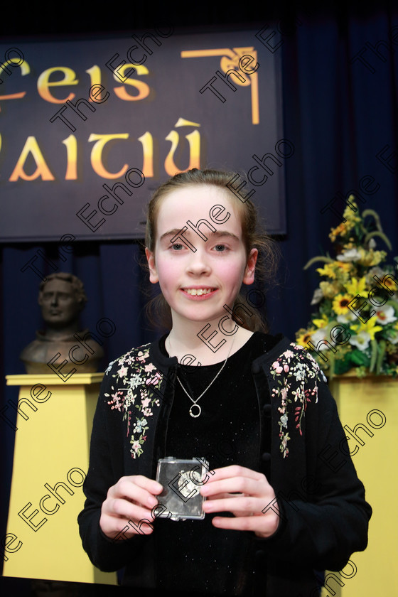 Feis11022019Mon32 
 32
Silver Medallist for section 2 Orla OBrien from Douglas.

Class: 213: The Daly Perpetual Cup Woodwind 14 Years and UnderSection 2; Programme not to exceed 8 minutes.

Feis Maiti 93rd Festival held in Fr. Mathew Hall. EEjob 11/02/2019. Picture: Gerard Bonus