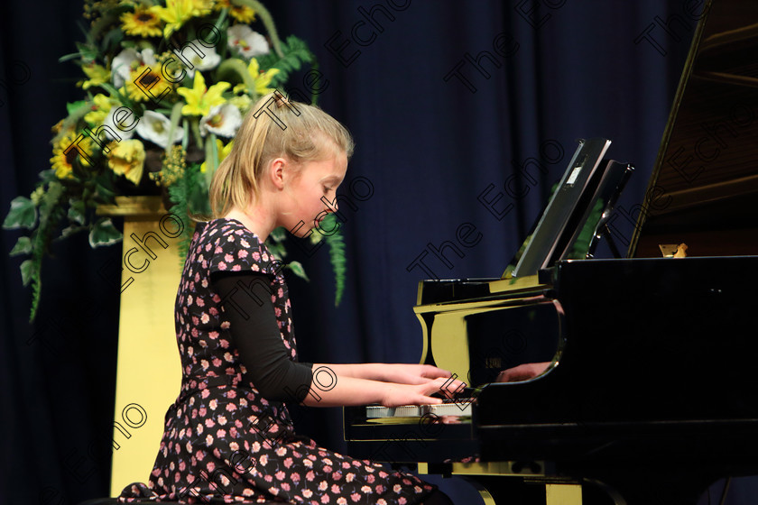 Feis31012019Thur20 
 20
Ellen Crowley performing set piece.

Class: 164: Piano Solo 14 Years and Under (a) Schezo in B Flat D.593 No.1 (b) Contrasting piece of own choice not to exceed 3 minutes.

Feis Maiti 93rd Festival held in Fr. Matthew Hall. EEjob 31/01/2019. Picture: Gerard Bonus