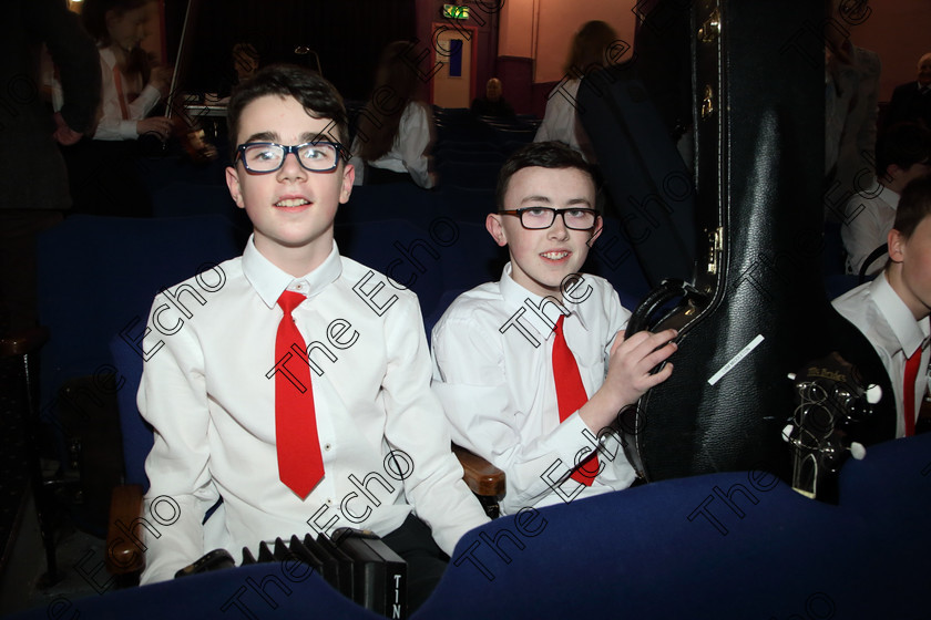 Feis04042019Thu29 
 29
David OConnor and Liam Middleton, Douglas Comhaltas.

Class: 551: Grupa Ceoil Corn Evening Echo 14 Bliana DAois N Faoina

Feis Maiti 93rd Festival held in Fr. Mathew Hall. EEjob 04/04/2019. Picture: Gerard Bonus