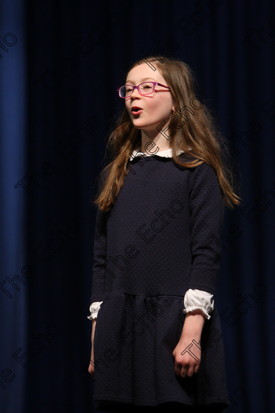 Feis22032018Thu03 
 3
Katie Comiskey from Glanmire performing.
 Labhairt na Filocht agus Mreanna Drmaochta Class: 516: Bharslabhairt 9 Bliana DAois N Faoina Roinn 2 Feis Maiti 92nd Festival held in Fr. Mathew Hall. EEjob 22/03/2018 Picture: Gerard Bonus