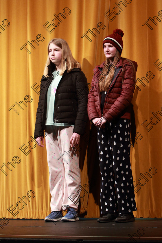 Feis14032019Thu54 
 52~53
Cerys Cash and Caroline Sweeney from Rathcormac performing The Real Queen of Hearts.

Class: 310: The Peg Hallahan Memorial Perpetual Trophy Dramatic Duo 14 Years and Under A Dramatic Scene not exceeding 10 minutes.

Feis Maiti 93rd Festival held in Fr. Mathew Hall. EEjob 14/03/2019. Picture: Gerard Bonus.