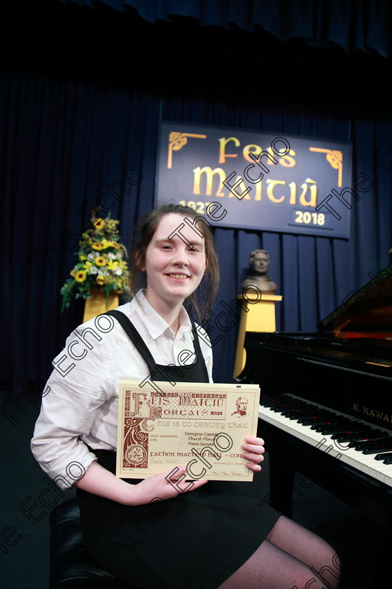 Feis03022018Sat28 
 28
Third place, Georgina Cassidy from Blarney Instrumental Music: Class: 156: The Bernard Curtis Memorial Perpetual Cup Piano Sonata Feis Maiti 92nd Festival held in Fr. Matthew Hall. EEjob 02/02/2018 Picture: Gerard Bonus.