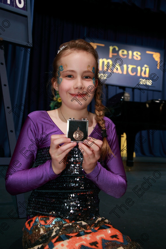 Feis05032018Mon45 
 45
Bronze Medallist Isabelle Moore from Rosscarbery for her performance of Part of Your World.
 Singing and School Choirs Class: 113: The Edna McBirney Memorial Perpetual Award Solo Action Song 12 Years and Under Section 1 Feis Maiti 92nd Festival held in Fr. Mathew Hall. EEjob 05/03/2018 Picture: Gerard Bonus.