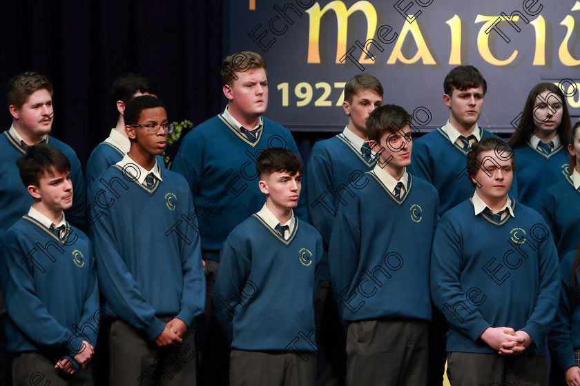 Feis27022019Wed66 
 64~66
Glanmire Community School singing Fly Me To The Moon.

Class: 81: The Father Mathew Perpetual Shield Part Choirs 19 Years and Under Two contrasting songs.

Feis Maiti 93rd Festival held in Fr. Mathew Hall. EEjob 27/02/2019. Picture: Gerard Bonus