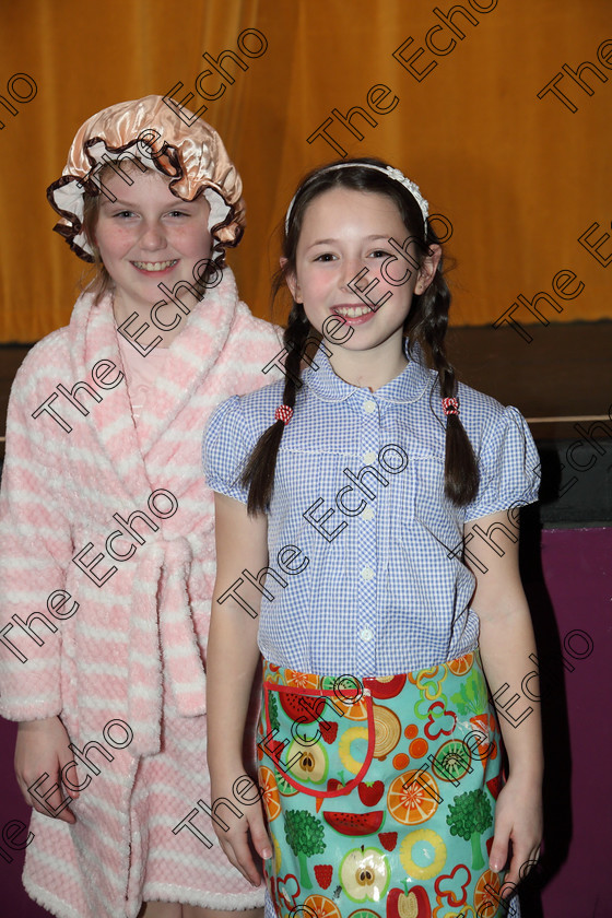 Feis26032019Tue30 
 30
Isobel Manning and Mary Claire OConnell from Wilton and Togher.

Class: 312: Dramatic Duo 10 Years and Under Section 1, A Duo Scene not exceeding 5minutes.

Feis Maiti 93rd Festival held in Fr. Mathew Hall. EEjob 26/03/2019. Picture: Gerard Bonus