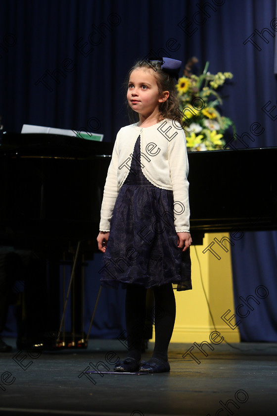 Feis27032018Tue39 
 38~39~40
Layla Moloney singing backed by Accompanist Michael Young.
 Singing Class: 56: 7 Years and Under Crawley The Penguin Dance Feis Maiti 92nd Festival held in Fr. Mathew Hall. EEjob 27/03/2018 Picture: Gerard Bonus