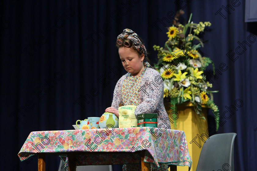 Feis24032018Sat26 
 25~27
Aisling Lombad and Ava Collins performing Maddy Alone.
 Speech and Drama Class: 312: Dramatic Duo 10 Years and Under Feis Maiti 92nd Festival held in Fr. Mathew Hall. EEjob 24/03/2018 Picture: Gerard Bonus