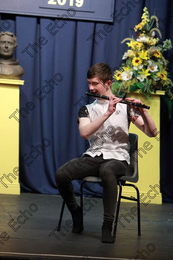 Feis04042019Thu25 
 25
Michael Thornton from Millstreet playing The Flute.

Ceol agus Amhrnaocht Traidisinta

Feis Maiti 93rd Festival held in Fr. Mathew Hall. EEjob 04/04/2019. Picture: Gerard Bonus