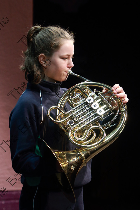 Feis13022019Wed14 
 14
Miarad Moore playing Area by Handel on French Horn.

Class: 205: Brass Solo 12Years and Under Programme not to exceed 5 minutes.

Class: 205: Brass Solo 12Years and Under Programme not to exceed 5 minutes.