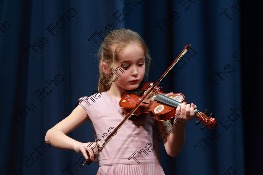 Feis0402109Mon40 
 39~40
Riva OReilly from Belgooly performing

Class: 242: Violin Solo 8 Years and Under (a) CarsePetite Reverie (Classical Carse Bk.1) (b) Contrasting piece not to exceed 2 minutes.

Feis Maiti 93rd Festival held in Fr. Matthew Hall. EEjob 04/02/2019. Picture: Gerard Bonus