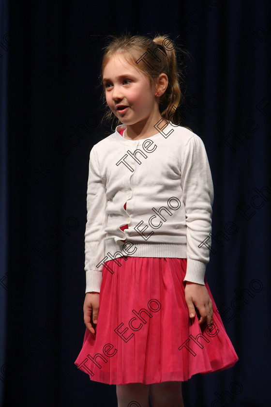 Feis24022018Sat45 
 45
Sadhbh McCarthy performing.
 Speech and Drama Class: 369: Solo Verse Speaking Girls 6 Years and Under Section 3 Feis Maiti 92nd Festival held in Fr. Mathew Hall. EEjob 24/02/2018 Picture: Gerard Bonus.