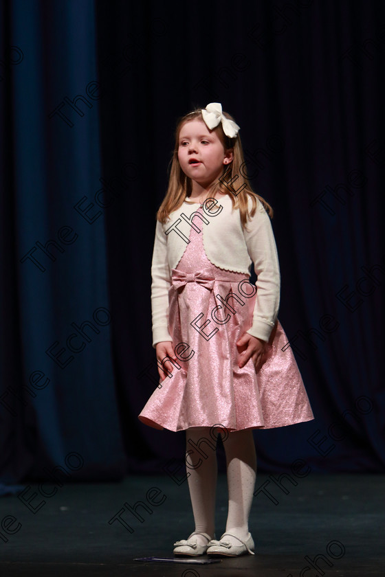 Feis30032019Sat28 
 28
Sophie Holland performing

Class: 368: Solo Verse Speaking Girls 7 Years and Under Section 4 Either: The Mermaid Theresa Heine or Night Ride Celia Warren.

Feis Maiti 93rd Festival held in Fr. Mathew Hall. EEjob 30/03/2019. Picture: Gerard Bonus