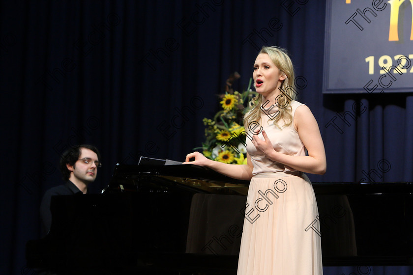 Feis04032018Sun20 
 20~21
Fiona Falvey from Carrigaline performing with Accompanist Tom Doyle.
 Singing and School Choirs Class: 13: The Lieder Perpetual Prize and Doyle Bursary Bursary Value 100 Lieder Repertoire Feis Maiti 92nd Festival held in Fr. Mathew Hall. EEjob 04/03/2018 Picture: Gerard Bonus